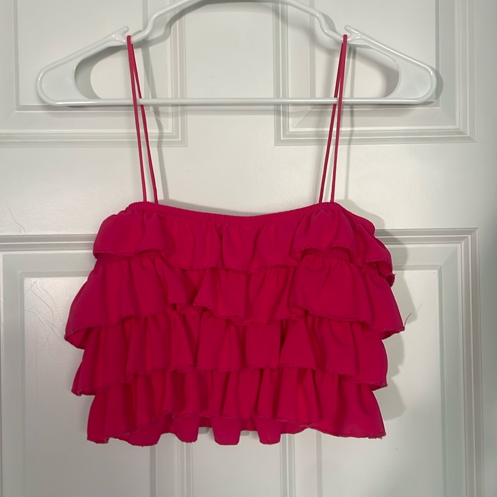 SHEIN Pink Crop Top